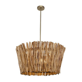 Wooden Branches 4-Light Chandelier | Uttermost Rhea - www.oroa.com