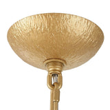 9-Light White Linen Chandelier | Uttermost Seville - www.oroa.com