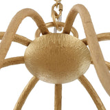 9-Light White Linen Chandelier | Uttermost Seville - www.oroa.com