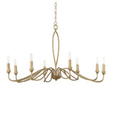 Gold Marquise Inspired 8-Light Chandelier | Uttermost Corella - www.oroa.com