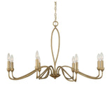 Gold Marquise Inspired 8-Light Chandelier | Uttermost Corella