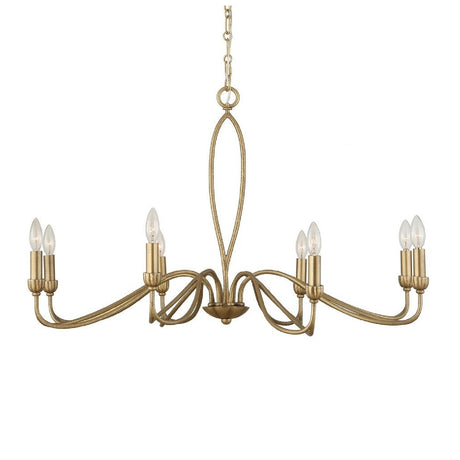 Gold Marquise Inspired 8-Light Chandelier | Uttermost Corella