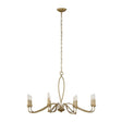 Gold Marquise Inspired 8-Light Chandelier | Uttermost Corella - www.oroa.com