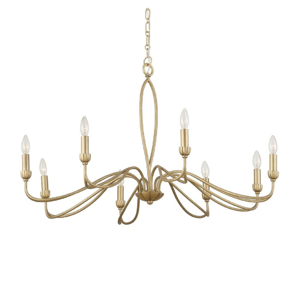 Gold Marquise Inspired 8-Light Chandelier | Uttermost Corella - www.oroa.com