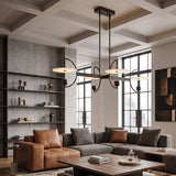 White Alabaster 4-Light Linear Chandelier | Uttermost Kyoto - www.oroa.com