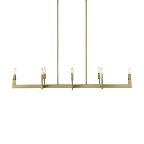 Brass Adjustable Linear Chandelier | Uttermost Cordoba - www.oroa.com