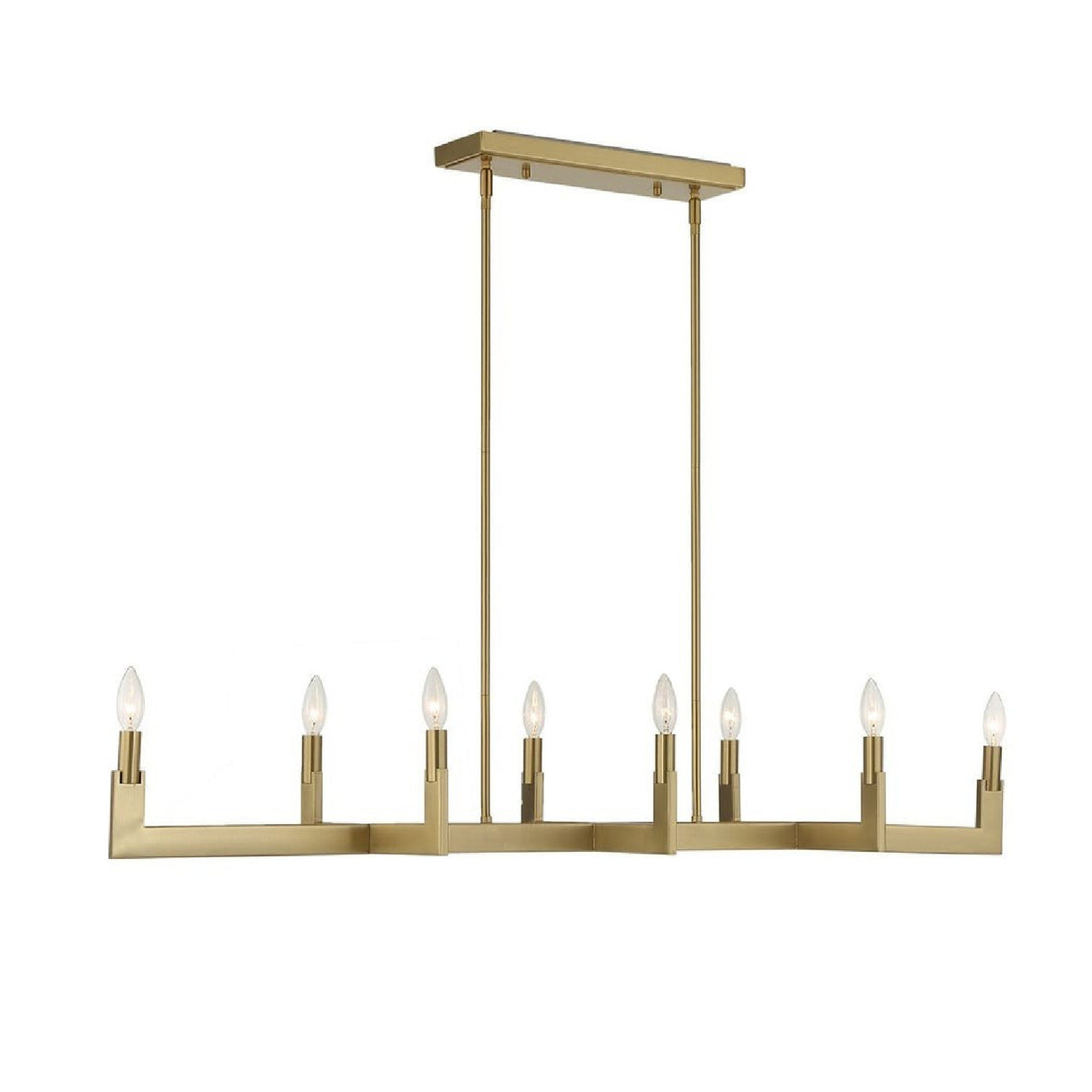 Brass Adjustable Linear Chandelier | Uttermost Cordoba - www.oroa.com