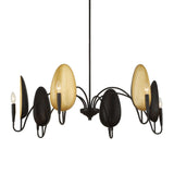 Oval Gold 6-Light Chandelier | Uttermost Warwick - www.oroa.com 