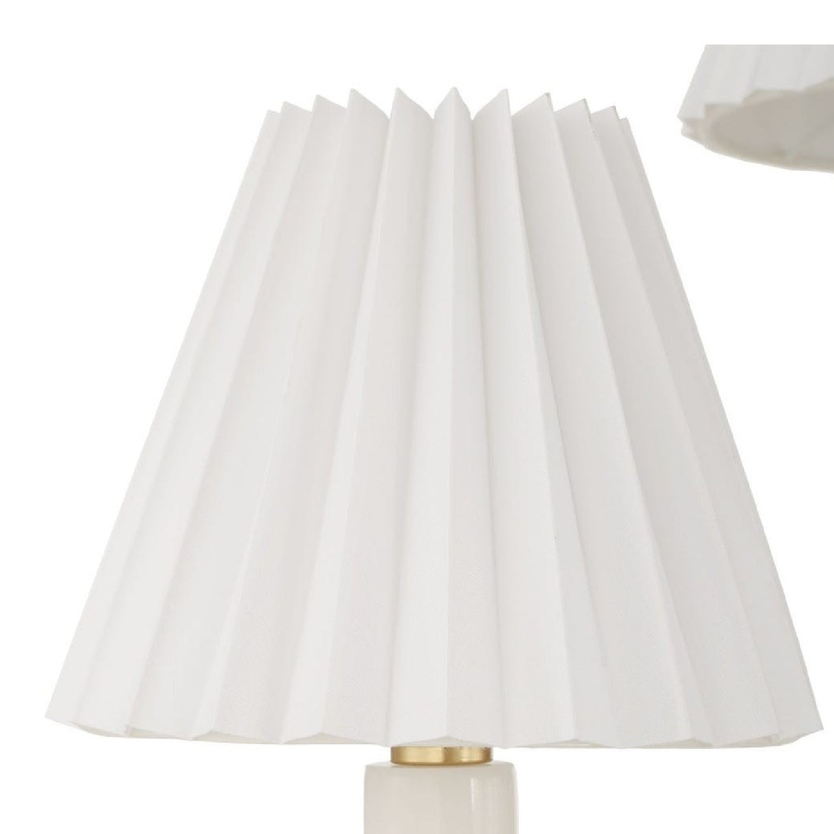 Pleated White Fabric 8-Light Chandelier | Uttermost Poppins - www.oroa.com