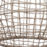 Woven Seagrass 1-Light Pendant Lamp | Uttermost Cross Weave