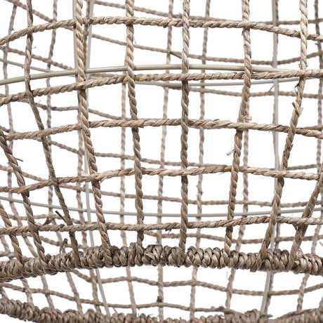 Woven Seagrass 1-Light Pendant Lamp | Uttermost Cross Weave
