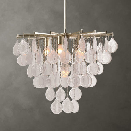 Teardrop-Shaped Glass Pendant Lamp | Uttermost Goccia - www.oroa.com