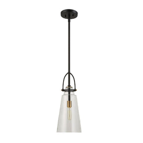 Tapered Clear Glass Pendant Lamp | Uttermost Saugus - www.oroa.com