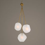 Geometrical Glass 3-Light Pendant Lamp | Uttermost Geodesic