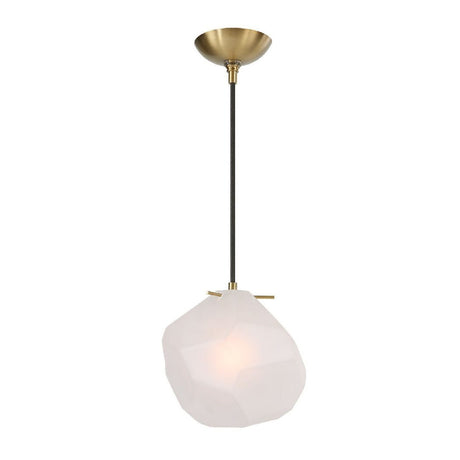 Frosted Glass Pendant Lamp | Uttermost Geodesic