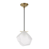 Frosted Glass Pendant Lamp | Uttermost Geodesic