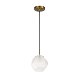 Frosted Glass Pendant Lamp | Uttermost Geodesic