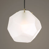 Frosted Glass Pendant Lamp | Uttermost Geodesic