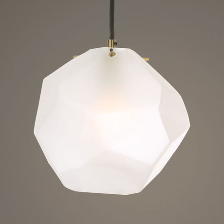 Frosted Glass Pendant Lamp | Uttermost Geodesic