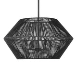 Black Rope 4-Light Pendant Lamp | Uttermost Suva