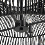 Black Rope 4-Light Pendant Lamp | Uttermost Suva