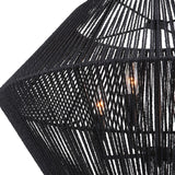 Black Rope 4-Light Pendant Lamp | Uttermost Suva