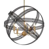 Bronze Band Sphere Pendant Lamp | Uttermost Spherical - www.oroa.com