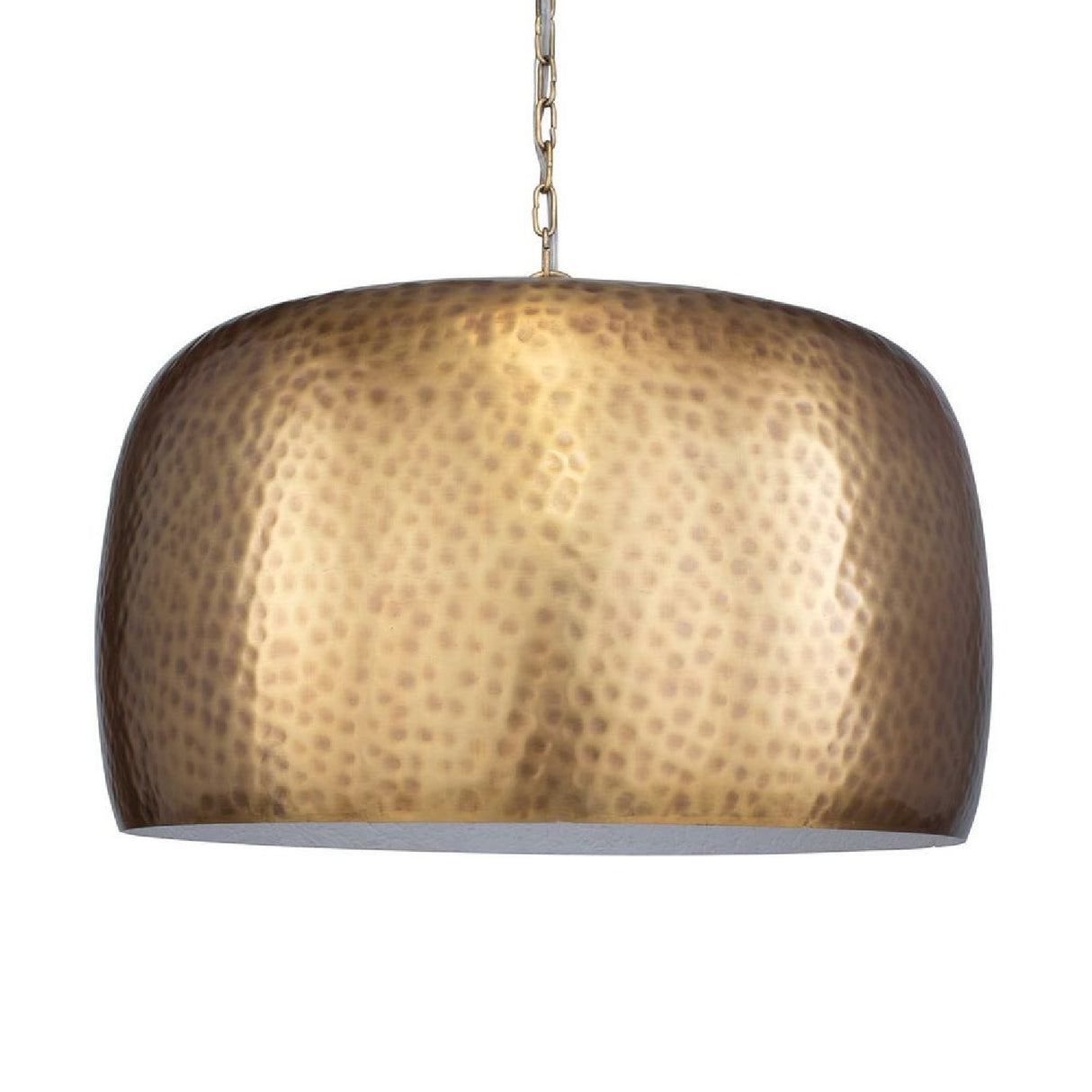 Hammered Metal Dome Pendant Lamp | Uttermost Lemont - www.oroa.com