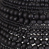 Black Wooden Beads Pendant Lamp | Uttermost Persephone
