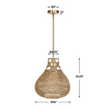 Natural Rope Pendant Lamp | Uttermost Hestia
