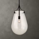 Modern European furniture - Draped Glass Pendant Lamp - www.oroa.com