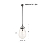 Modern European furniture - Draped Glass Pendant Lamp - www.oroa.com