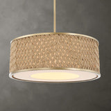 Woven Rattan 4-Light Pendant Lamp | Uttermost Pinchot