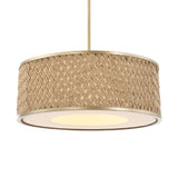 Woven Rattan 4-Light Pendant Lamp | Uttermost Pinchot