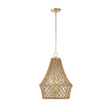Knotted Beige Rope Pendant Lamp | Uttermost Macrame