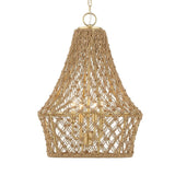 Knotted Beige Rope Pendant Lamp | Uttermost Macrame