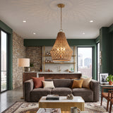 Knotted Beige Rope Pendant Lamp | Uttermost Macrame