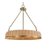 Woven Cane 9-Light Pendant Lamp | Uttermost Ladakh - www.oroa.com