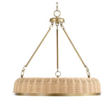 Woven Cane 9-Light Pendant Lamp | Uttermost Ladakh - www.oroa.com