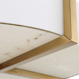 White Linen 4-Light Pendant Lamp | Uttermost Cresson