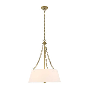 Modern European furniture - White Glass 4-Light Chandelier - www.oroa.com