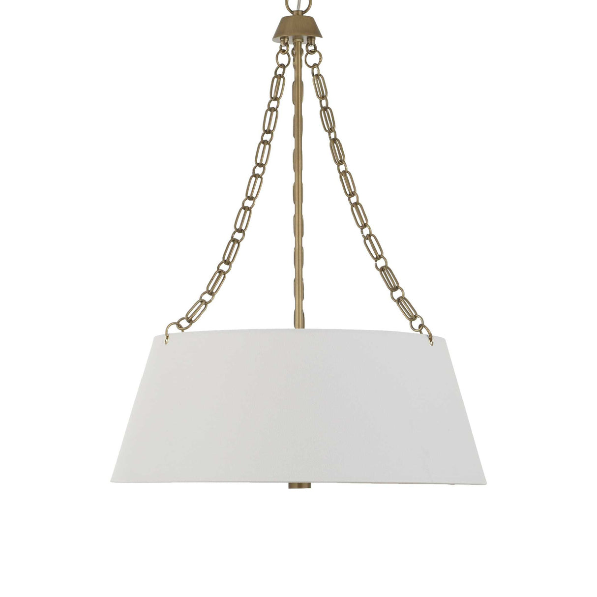 White Glass 4-Light Chandelier | Uttermost Andalucia