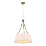 White Glass 4-Light Chandelier | Uttermost Andalucia
