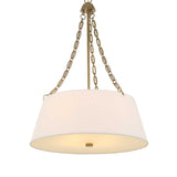 White Glass 4-Light Chandelier | Uttermost Andalucia