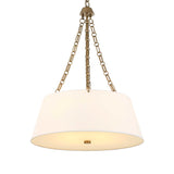 White Glass 4-Light Chandelier | Uttermost Andalucia
