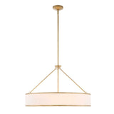 Gold Framed 8-Light Pendant Lamp | Uttermost Algiers