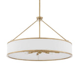 Gold Framed 8-Light Pendant Lamp | Uttermost Algiers