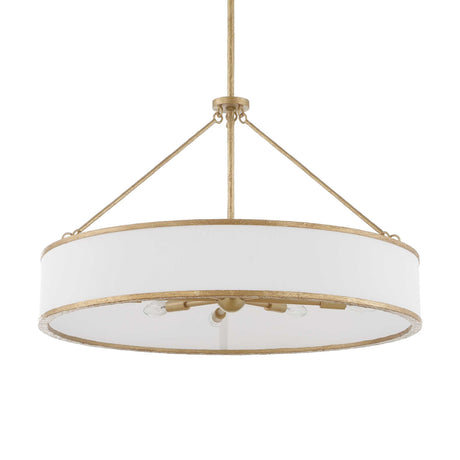Gold Framed 8-Light Pendant Lamp | Uttermost Algiers