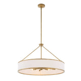 Gold Framed 8-Light Pendant Lamp | Uttermost Algiers