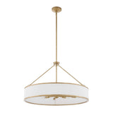 Gold Framed 8-Light Pendant Lamp | Uttermost Algiers